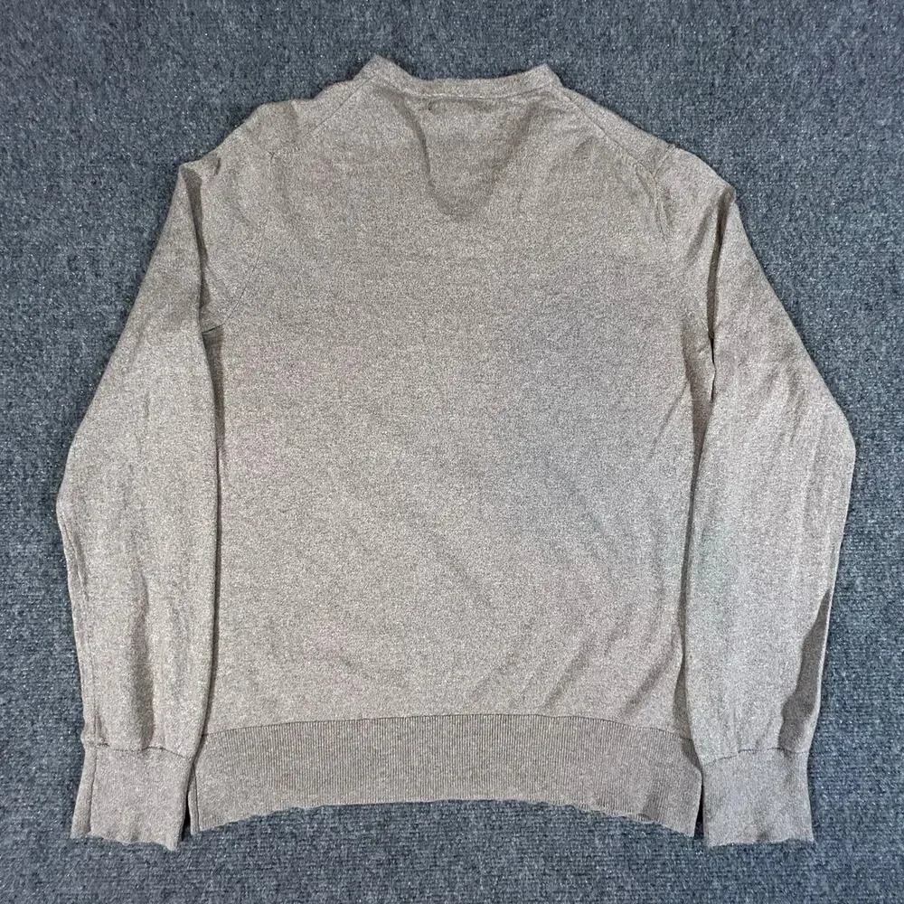 Banana‎ Republic Luxury Blend Silk Cashmere V Neck Sweater M Tan